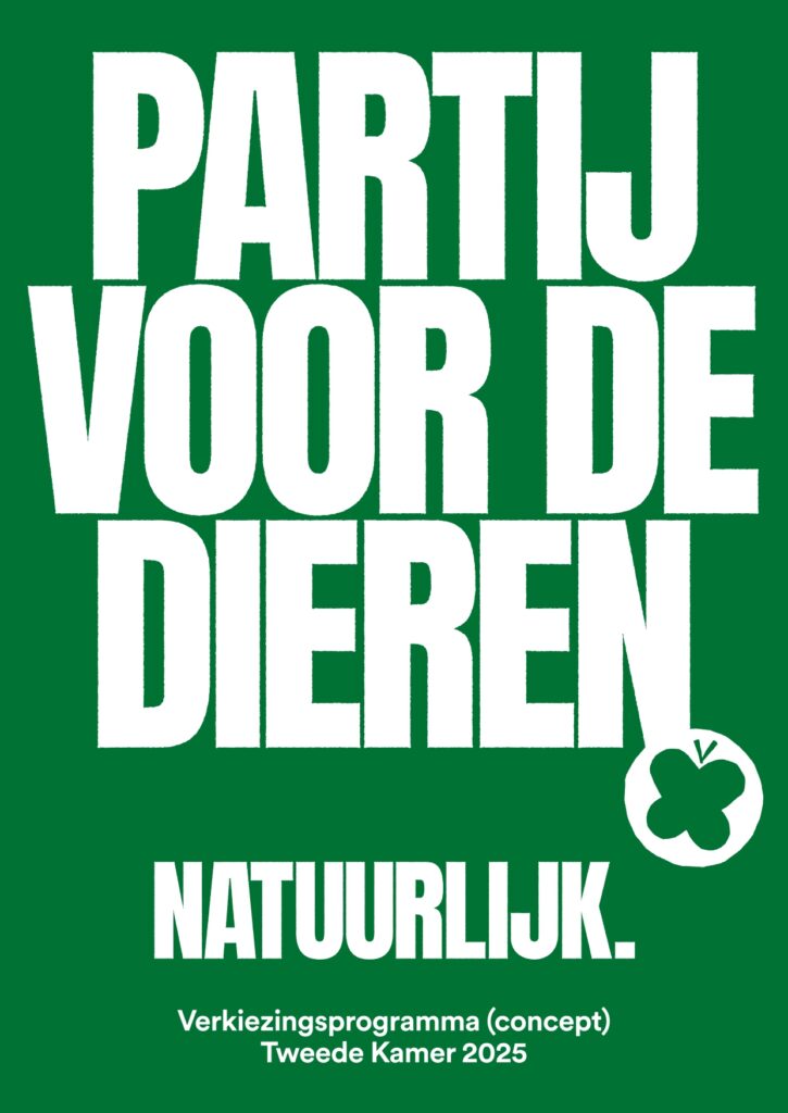 PVDD verkiezingsprogramma voorkant